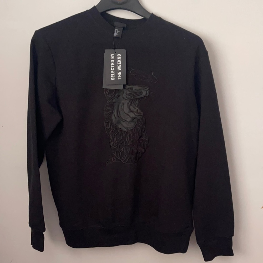 Black H&M sweater, long sleeve